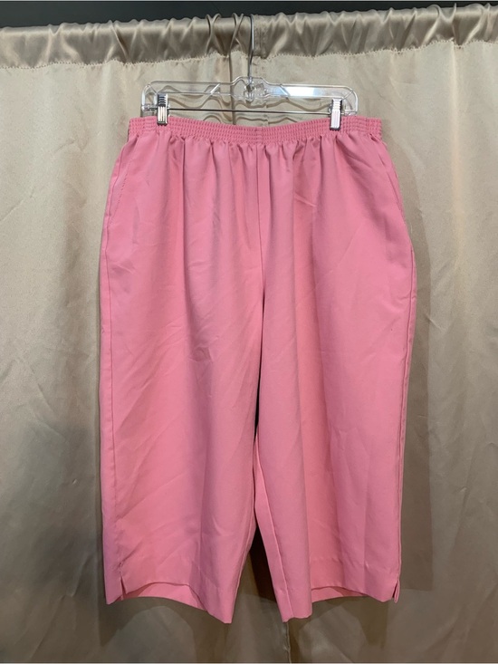 Alfred Dunner Pants - Alfred Dunner Pink Elastic Waist Casual Pants 132/4